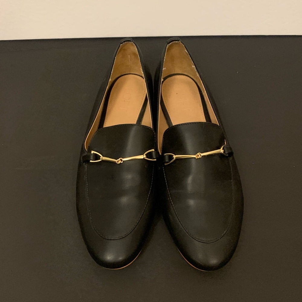 LOFT Black Loafers